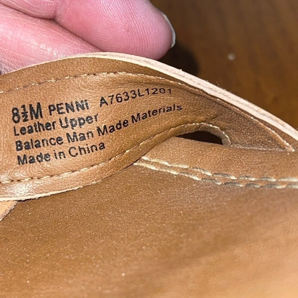 Franco Sarto Wedge Espadrilles. Tan color Size 8 1/2 M - Picture 10 of 13